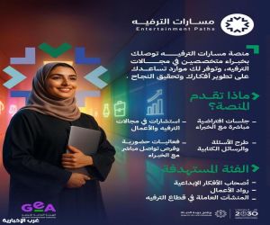 الهيئة العامة للترفيه تطلق مشروع "مسارات الترفيه" لدعم رواد الأعمال في القطاع