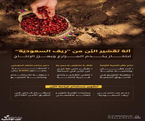"ريف السعودية" يُعلن نجاح التجربة الأولية لمعدات تقشير البُن والبدء في توفيرها للمزارعين