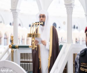 الشيخ ياسر الدوسري يؤم المصلين لصلاة الجمعة بالمسجد الحرام