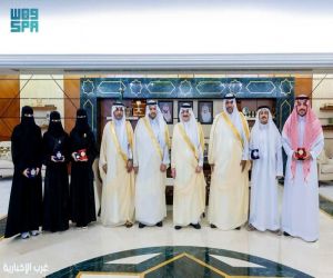 أمير الشرقية يستقبل رئيس جامعة حفر الباطن والطلبة الحاصلين على جوائز دولية