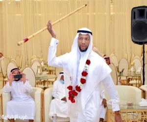 محمد سعود عمر شعَيب يدخل القفص الذهبي وسط تهاني الأهل والأصدقاء"
