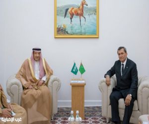 نائب وزير الخارجية يبحث تعزيز العلاقات الثنائية مع نائب رئيس الوزراء التركماني