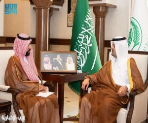 نائب أمير منطقة مكة المكرمة يستقبل المدير العام لهيئة الرقابة ومكافحة الفساد