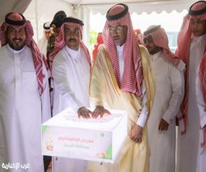 محافظ طبرجل يفتتح فعاليات مهرجان الفاكهة في نسخته الرابعة بمشاركة 30 مزارعاً