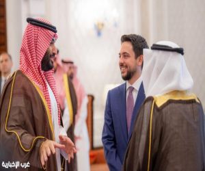 سمو ولي العهد يستقبل ملك الأردن ويستعرضان العلاقات الأخوية وعددًا من الموضوعات على الساحتين العربية والإسلامية