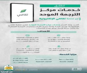 لرفع جودة المخرجات.. وزارة العدل تطلق خدمات مركز الترجمة الموحد عبر منصة «تقاضي»