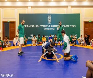 فريق السعودية يواصل تحضيراته الاسيوية في كازاخستان