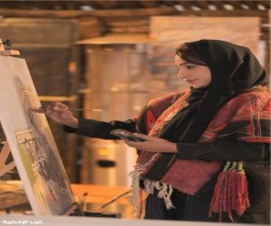 تشكيليون يحاورون مقتنيات متحف الفيان بلوحات أمام الجمهور