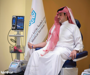 وزير الداخلية يرفع الشكر للقيادة بمناسبة إطلاق الحملة السنوية للتبرع بالدم ويبادر بالتبرع