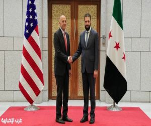 سوريا.. الشرع يجرى مناقشات مع توماس براك