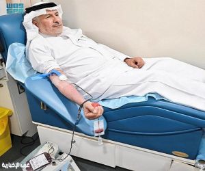 الربيعة ومنسوبو مركز الملك سلمان للإغاثة يشاركون في الحملة الوطنية للتبرع بالدم