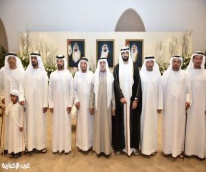 الشيخ نهيان بن مبارك يحضر أفراح الظاهري والهاملي في أبوظبي