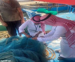 بيئة القنفذة تنفذ جولة تفتيشية على مراكب الصيادين مع بداية موسم صيد الروبيان