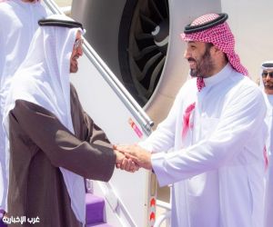 سمو رئيس دولة الإمارات العربية المتحدة يغادر الرياض وسمو ولي العهد في مقدمة مودعيه