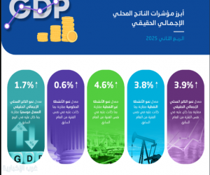 الإحصاء الأنشطة غير النفطية تنمو بنسبة 4.6% في الربع الثاني 2025