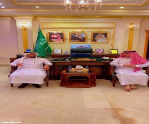 محافظ الليث يلتقي ممثل تحالف شركة نسمه وشركة سكيم