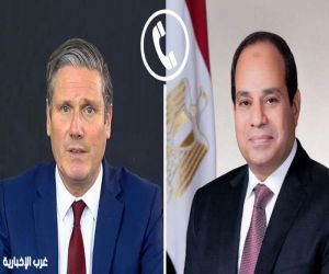 الرئيس عبد الفتاح السيسي يتلقى اتصالاً هاتفياً من السيد كير ستارمر رئيس وزراء المملكة المتحدة.