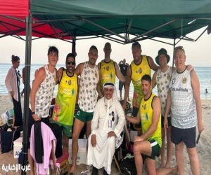 بطولة الركبي تُشعل حماس الجماهير على شاطئ الفناتير بالجبيل