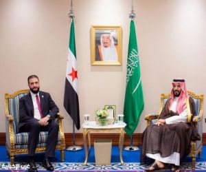 ولي العهد يلتقي رئيس الجمهورية العربية السورية
