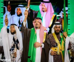 أمير المدينة يرعى احتفالات اليوم الوطني الـ95.. ليلة وطنية أضاءت سماء طيبة