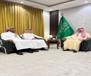 محافظ طبرجل يستقبل مدير عام المياه بالمنطقه ومدير فرع المياه بالمحافظه المعين حديثاً