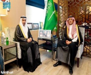مساعد وزير الخارجية للشؤون التنفيذية يستقبل سفير دولة الإمارات لدى المملكة