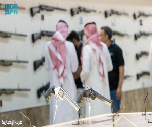 600 قطعة سلاح صيد متنوعة بمعرض الصقور والصيد السعودي الدولي 2025