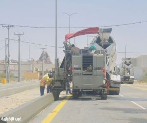 بلدية بيشة تبدأ تنفيذ مشاريع أنسنة الطرق الرئيسية وسفلتة أحياء شرق المدينة