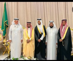الشاب  مازن حسن الزهراني  في يحتفل  بمناسبة زفافه