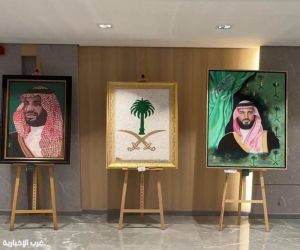 الفنانة التشكيلية ابتسام العمودي تشارك في معرض "شكر وفرحة" بلوحات وطنية تجسد فخر الانتماء والقيادة