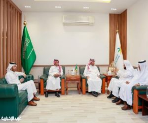 أمين عام جمعية البر بأبها في زيارة مدير عام فرع وزارة الموارد البشرية بعسير