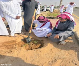 مبادرة لتشجير المرافق العامة وطريق الكورنيش بالوسقة دعمًا لتنمية الغطاء النباتي