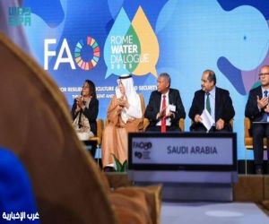 وزير "البيئة" من روما: المملكة تستهدف خفض تكلفة إنتاج المياه بنسبة 50% واستهلاك المياه غير المتجددة بنسبة 90% بحلول 2035