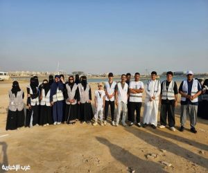 جمعية كرم الأهلية تشارك في مبادرة “جدة متنفسنا 10” لتنظيف شاطئ أبحر الشمالية