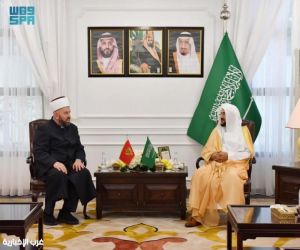 وزير الشؤون الإسلامية يلتقي المفتي العام رئيس المشيخة الإسلامية بجمهورية الجبل الأسود