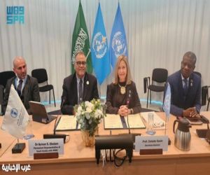 المملكة توقّع اتفاقية المبادرة الدولية للإنذار المبكر من العواصف الرملية والترابية في جنيف