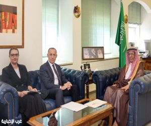 سعادة وكيل الوزارة للشؤون الدولية المتعددة والمشرف العام على وكالة الوزارة للشؤون الدبلوماسية العامة الدكتور #عبدالرحمن_الرسي يستقبل سعادة سفير أوكرانيا