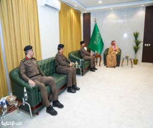 محافظ طبرجل يستقبل مدير شرطة منطقة الجوف