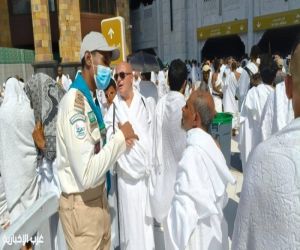 كشافة تعليم #مكة تشارك في تنظيم وتفويج الحشود ب #المسجد_الحرام