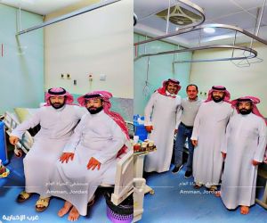 الحموان يزور الشاعر والإعلامي عيد غانم الشراري للاطمئنان على صحته