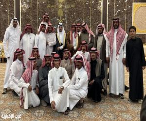 عياش الركبان يحتفل بزواج ابنه أحمد على كريمة مدالله المخيمر بمحافظة طبرجل