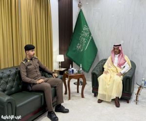 محافظ طبرجل يستقبل مدير شعبة مرور محافظة طبرجل المعين حديثاً