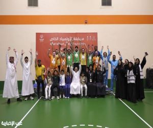 ختام مسابقة الأولمبياد الخاص لرياضة كرة الطاولة في أربع مناطق حول المملكة