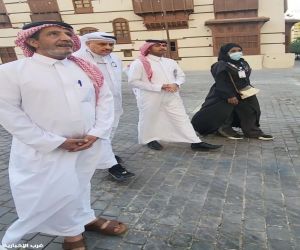 مجلس إدارة الفريق الإعلامي السعودي وصحيفة غرب الإخبارية يزورون منطقة جدة التاريخية (البلد)