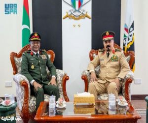 الأمين العام للتحالف الإسلامي يلتقي قائد قوة الدفاع المالديفية