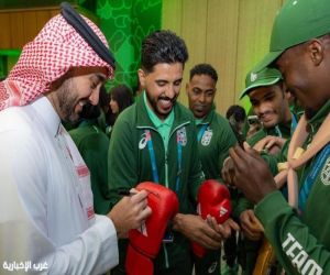 سمو الأمير عبدالعزيز بن تركي يلتقي أبطال فريق السعودية في دورتي الألعاب الآسيوية والإسلامية