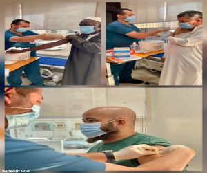 مستشفى شرق جدة ينفّذ حملة تطعيم شاملة في مركز هشام عطار لغسيل الكلى