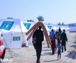 الأسر النازحة في قطاع غزة تشكر المملكة على إنشاء مخيم آمن يعيد الطمأنينة لها ولأطفالها