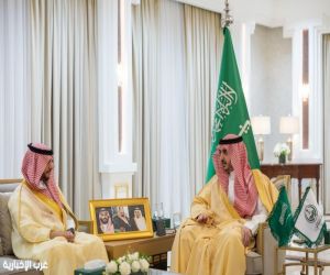 أمير منطقة الجوف يستقبل مساعد وزير الموارد البشرية والتنمية الاجتماعية
