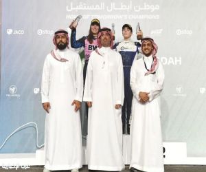 محافظ جدة يتوّج كيت بيلوفـسكي بطلًا لبطولة أرامكو السعودية للفورمولا4 لموسم